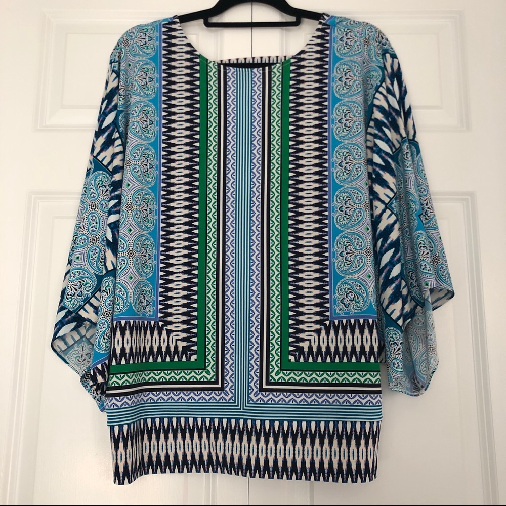Chico’s Print Top (Size 2)